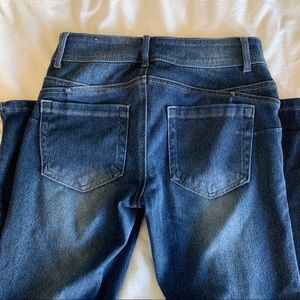 Dark wash, skinny jeggings